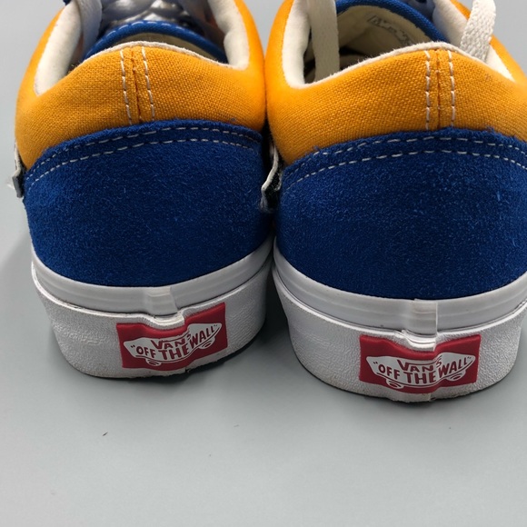 Vans Old Skool Low Velcro Mens Size 5.5 Women’s Size 7 Checkerboard Blue… - Picture 2 of 9